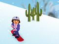 Jeu Dora Snow skates