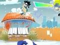 Jeu Naruto playing snowballs