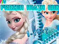 Jeu Frozen Math Quiz