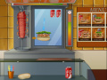 Jeu Döner Kebab : salade, tomates, oignons   