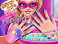 Jeu Superhero doll manicure