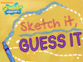 Jeu Spongebob squarepants sketch it, guess it
