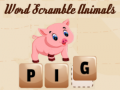 Jeu Word Scramble Animals