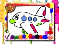 Jeu Airplane Coloring Book