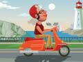 Jeu City Scooter Ride Coloring