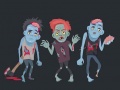 Jeu Zombies and Skeletons Coloring