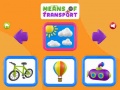 Jeu Means Of Transport