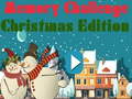 Jeu Memory Challenge Christmas Edition