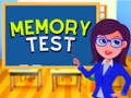 Jeu Memory Test