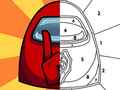 Jeu Among Us Them Coloring Book