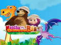 Jeu Masha and The Bear dinosaur