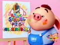 Jeu Back To School Coloring Book Pig