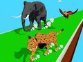 Jeu Animal Transform Race 3D