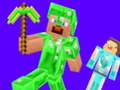 Jeu Creeper vs Enderman from minecraft