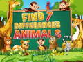 Jeu Find 7 Differences Animals