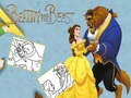 Jeu Beauty & the Beast Coloring Book