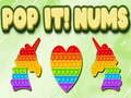 Jeu Pop It! Nums 