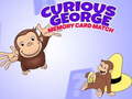 Jeu Curious George Memory Card Match