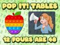 Jeu Pop It Tables