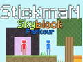 Jeu Stickman Skyblock Parkour