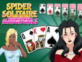 Jeu Spider Solitaire Manga Girls