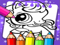 Jeu Littlest Pet Shop Coloring Book