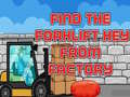 Jeu Find The Forklift Key From Factory 