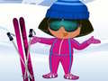 Jeu Dora Ski Dress up 