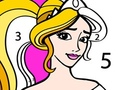 Jeu Princess Coloring By Number