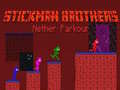 Jeu Stickman Brothers Nether Parkour