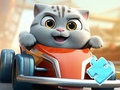 Jeu Jigsaw Puzzle: Cat Racing Driver