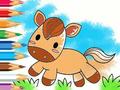 Jeu Coloring Book: Running Horse