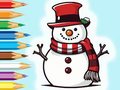 Jeu Coloring Book: Snowman Family