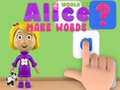 Jeu World of Alice Make Words