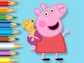Jeu Coloring Book: Peppa With Toy Bear