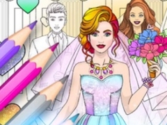 Jeu Wedding Coloring Dress Up Game
