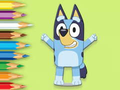 Jeu Coloring Book: Happy Bluey
