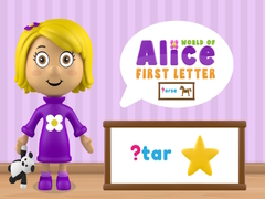 Jeu World of Alice First Letter