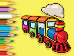Jeu Coloring Book: Running Train