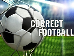 Jeu Correct football
