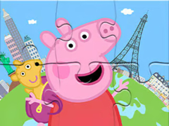 Jeu Jigsaw Puzzle: Peppa Travel Around
