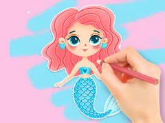 Jeu Coloring Book: Enjoying Mermaid