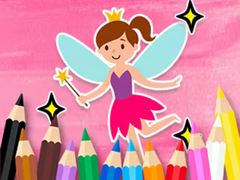 Jeu Coloring Book: Little Pretty Fairy
