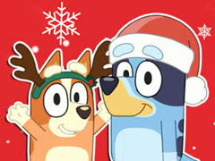 Jeu Jigsaw Puzzle: Bluey Christmas Gift