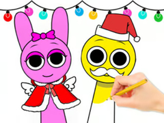 Jeu Coloring Book: Sprunki Christmas