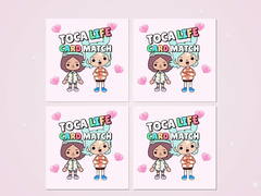 Jeu Toca Life Memory Card Match