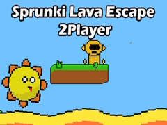 Jeu Sprunki Lava Escape 2Player