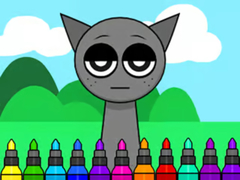 Jeu Coloring Book: Sprunki Incredibox Gray