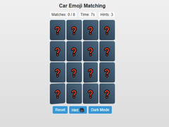 Jeu Car Emoji Matching
