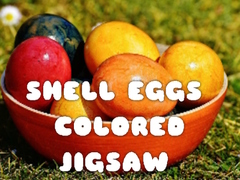 Jeu Shell Eggs Colored Jigsaw